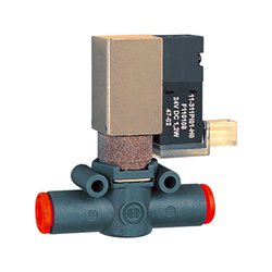 Riegler 3/2-Wege-Magnetventil schallgedämpfte Entlüftung, NC, Schl.8