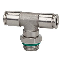 Riegler T-Steckverschra., drehbar, G 1/4 a., Schl.-Ã˜ 10, 15bar, ES 1.4404