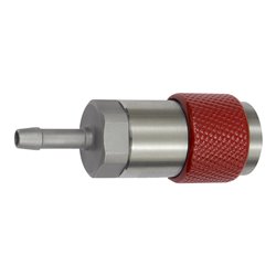 Riegler Unv. Dreh-Sicherheitskuppl. NW 6, ISO 6150 C, Tülle LW 10, rot