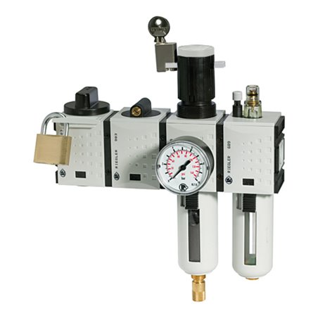 Riegler Wartungsstation SAFETY »FUTURA«, KH-AV-2-tlg.-WE, VA, BG 2, G 3/8