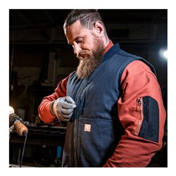 STIER Heavy Work Vest Padded bci cotton