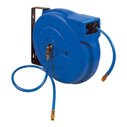 Riegler Schlauchaufroller, Druckluft/Wasser, PVC-Schlauch Durchmesser12x6, R 1/4, 15 m