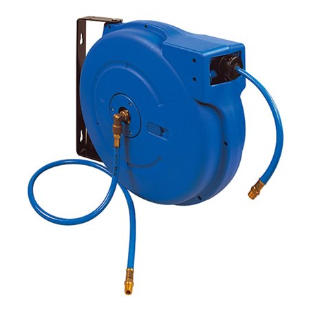 Riegler Schlauchaufroller, Druckluft/Wasser, PVC-Schlauch Durchmesser12x6, R 1/4, 15 m