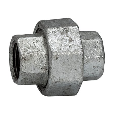 Riegler Verschraubung 330, IG/IG, Rp/Rp 3, schw. Temperguss feuerverz.