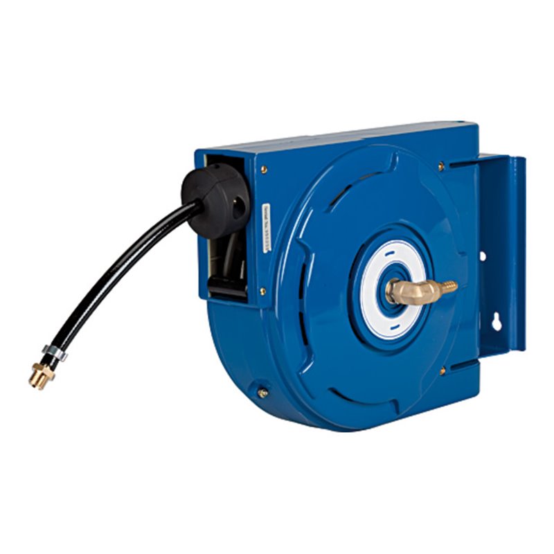 Riegler Schlauchaufroller Kompaktausführung, PU-Schlauch Durchmesser 12x8, G 1/4, 7 m