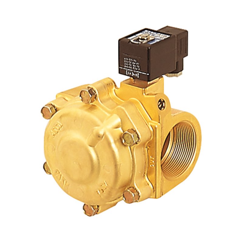 Riegler 2/2-Wege-MV, NC, vorg., 24 V DC, NBR, Rp 1 1/2, PN 0,35-9 bar