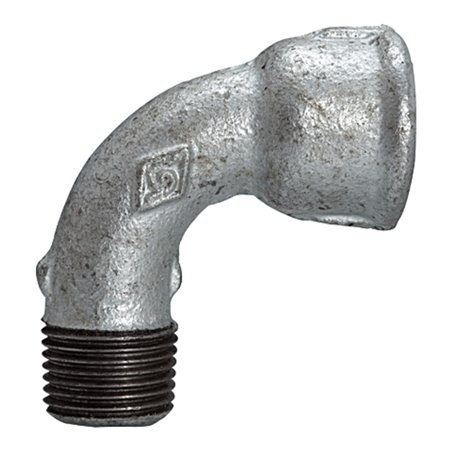 Riegler Bogen 1a, kurz, 90°, IG/AG, Rp/R 2 1/2, schwarzer Temperguss