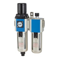 Riegler Wartungseinheit 2-tlg. »G«, PC-Beh., BG 300, G 3/8, 1,5-9 bar, VA