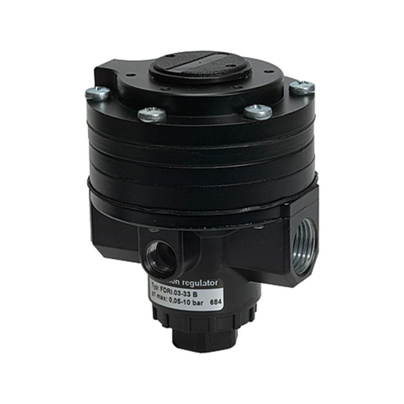 Riegler Präzisionsdruckregler, pneum. ferngesteuert, G 1/2, 0,05 - 7 bar