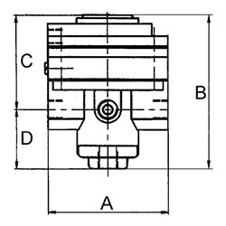 Riegler Präzisionsdruckregler, pneum. ferngesteuert, G 1/2, 0,05 - 7 bar