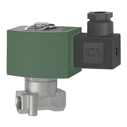 Riegler 2/2-Wege-MV.,ES,FPM,NC,direktg.,230 V,50-60Hz,NPT 1/8, PN 0-25bar