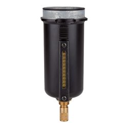 Riegler Metallbehälter mit Sichtrohr, inkl. O-Ring, mit vollautom. Ablass