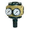 Riegler Großdruckregler mit 2 Manometern, G 1 1/2, Regelber. 0,5 - 25 bar