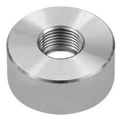 Riegler Einschweißstutzen, für Druckmessumformer, G 1, Edelstahl 1.4571