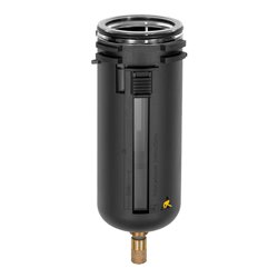 Riegler Polycarbonatbehälter mit Schutzkorb und vollautom. Ablassventil