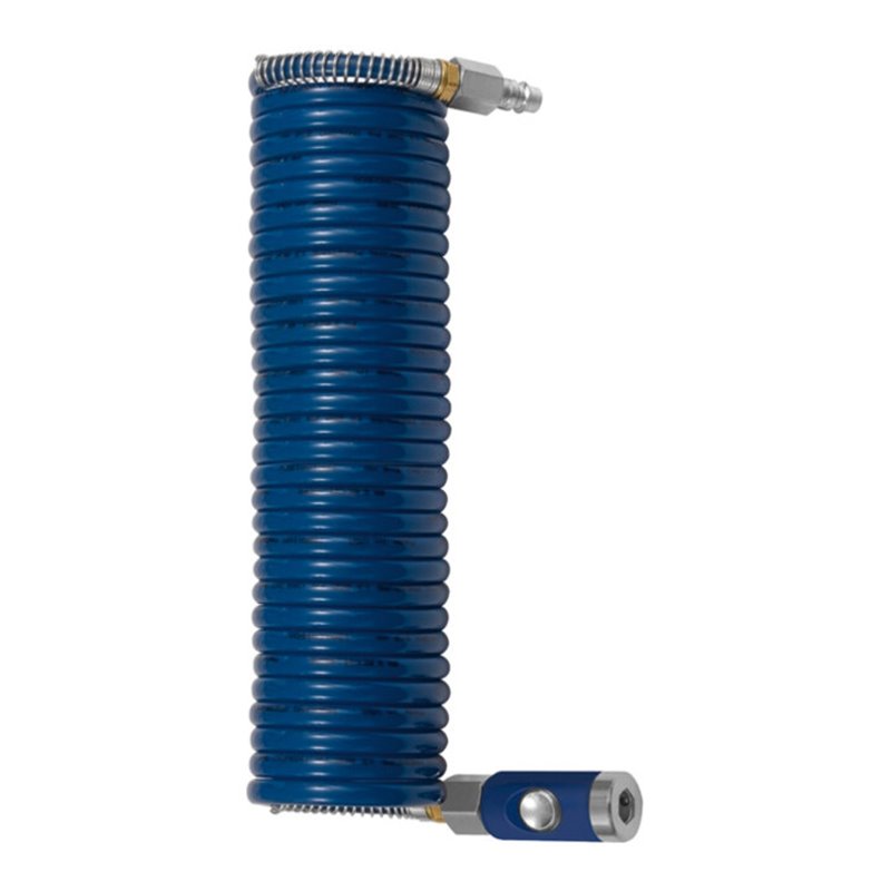 Riegler Spiralschl.-Kupplung-Set, Sicherheitskpl., Nylon, Ã¸9,5x7,9, 7,5 m