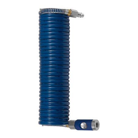 Riegler Spiralschl.-Kupplung-Set, Sicherheitskpl., Nylon, Ã¸9,5x7,9, 7,5 m