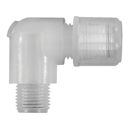 Riegler Winkel-Einschraubverschraubung G 3/8 a., für Schlauch 6/8 mm, PFA