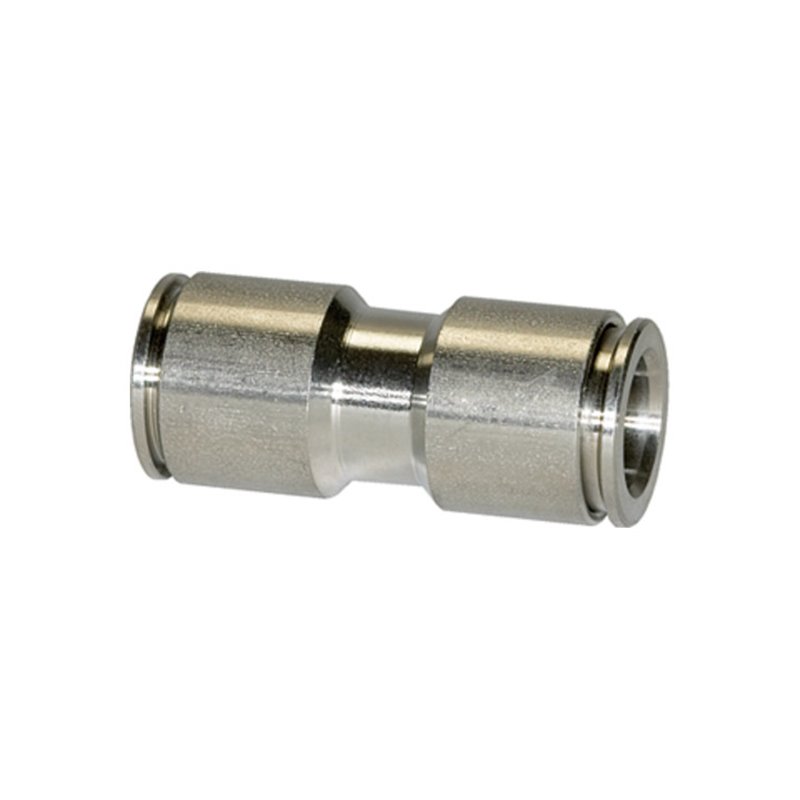 Riegler Gerade Steckverbindung, für Schlauch-Außen-Ã˜ 8, Edelstahl 1.4404