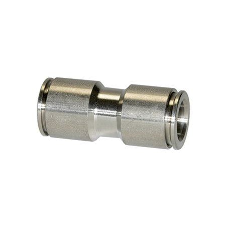 Riegler Gerade Steckverbindung, für Schlauch-Außen-Ã˜ 8, Edelstahl 1.4404