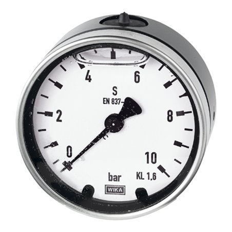 Riegler Glyzerinmano, Metallgeh., G 1/2 hinten exzentr., 0-100 bar, Ã˜ 100