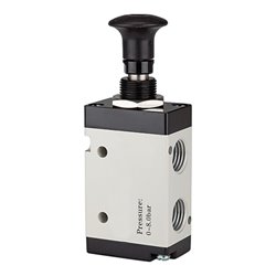 Riegler 3/2-Wegeventil, Druckknopfbetätigung, »3L«, G 3/8