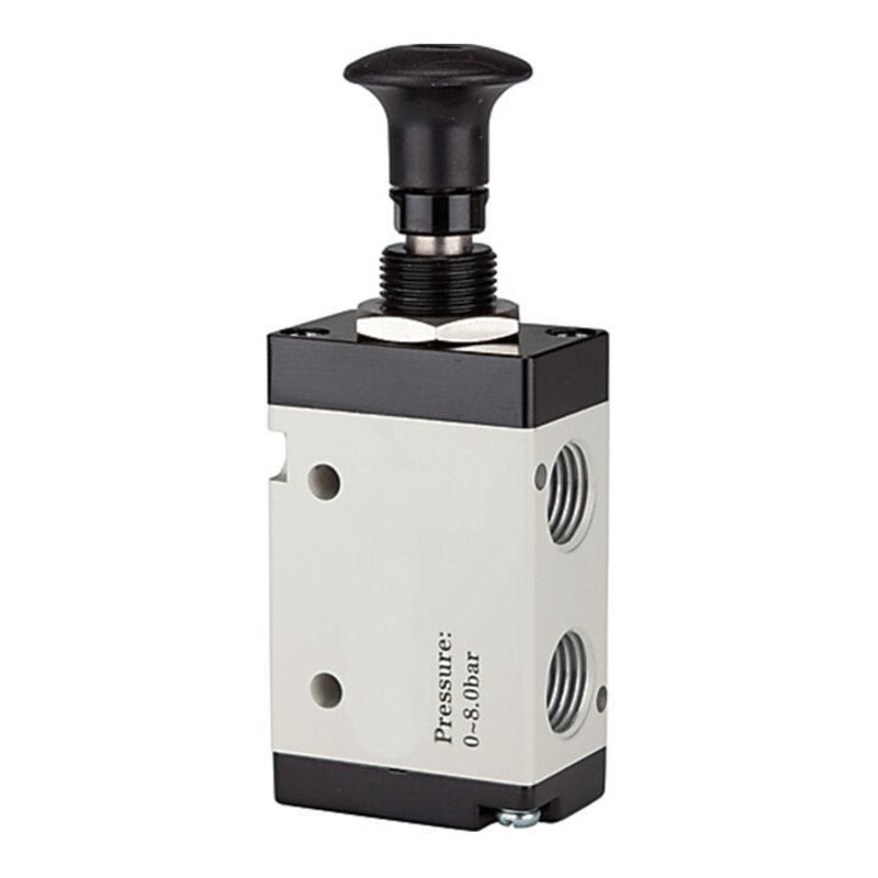 Riegler 3/2-Wegeventil, Druckknopfbetätigung, »3L«, G 3/8