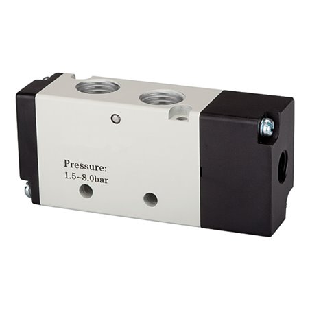 Riegler 5/2-Wegeventil, pneumatisch, »4A«, monostabil, G 1/2