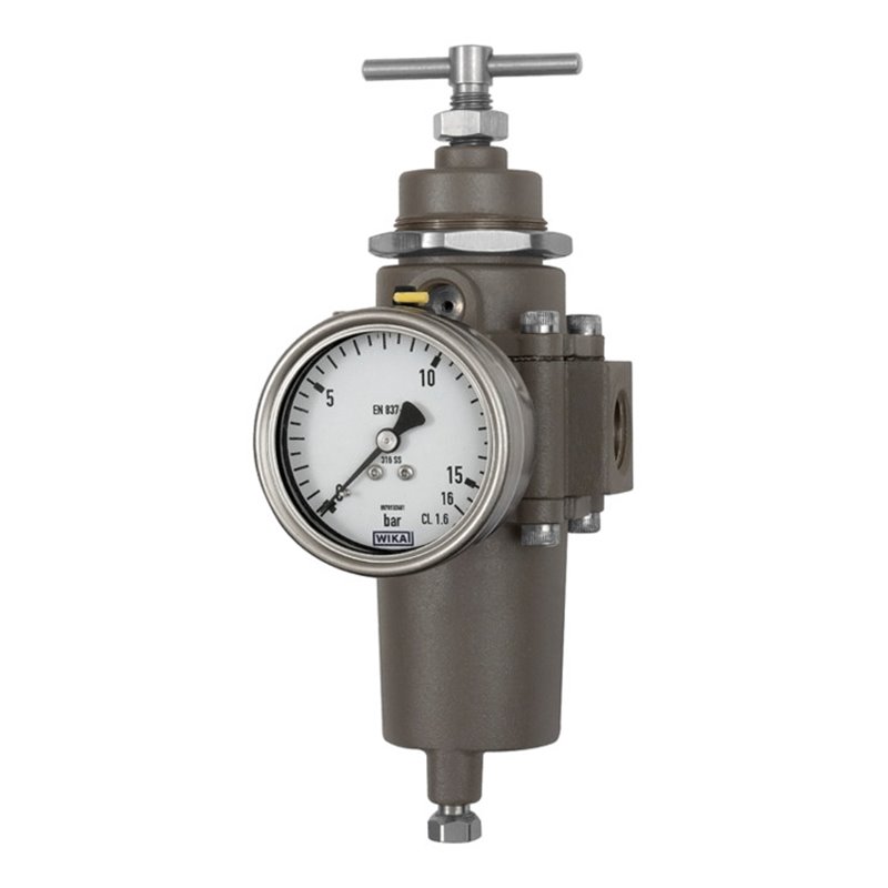 Riegler Edelstahl-Guss-Filterregler, 1.4401, BG 3, G 1/2, 1,7 - 17,5 bar