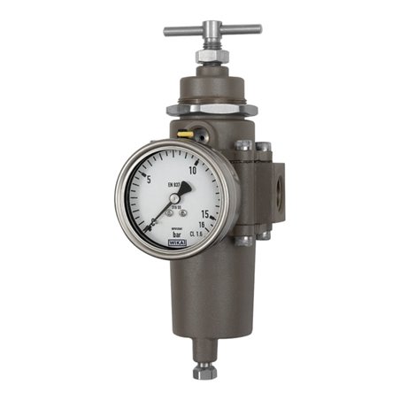 Riegler Edelstahl-Guss-Filterregler, 1.4401, BG 3, G 1/2, 1,7 - 17,5 bar