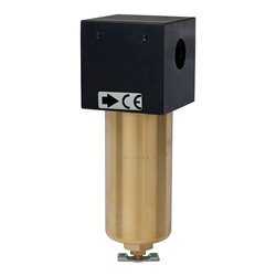 Riegler Filter für hohe Drücke bis 60 bar, mit Handablassventil, G 3/8