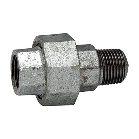 Riegler Verschraubung 331, IG/AG, Rp/R 2 1/2, schw. Temperguss feuerverz.