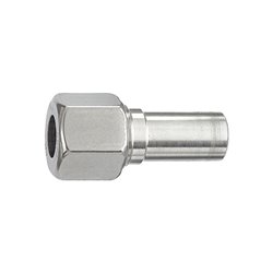 Riegler Reduzierung, Rohr-Außen-Ã˜ Zapfen 15 mm, Muffen 8 mm, ES 1.4571