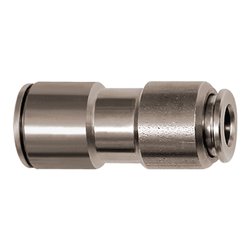 Riegler Gerade Steckverbindung, red., für Schlauch-Außen-Ã˜ 8/6, ES 1.4404