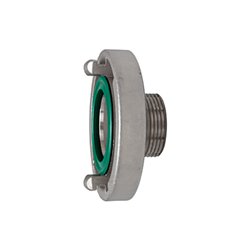 Riegler Storz-Festkupplung, Edelstahl V4A, Storz-Größe 38, G 1 1/2 AG