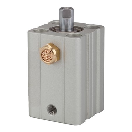 Riegler Kurzhubzylinder »ASQ« einfachwirkend, Kolben-Ã˜ 12, Hub 10, M5x0,8