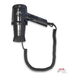 Starmix Hand-Haartrockner mit Wandhalter Kunststoff schwarz