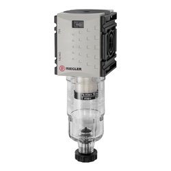 Riegler Vorfilter »FUTURA-mini« mit PC-Behälter, 0,3 µm, BG 0, G 1/4, HA