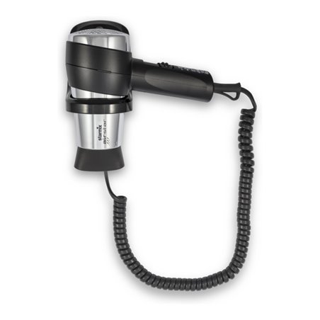 Starmix Hand-Haartrockner mit Wandhalter schwarz/chrom