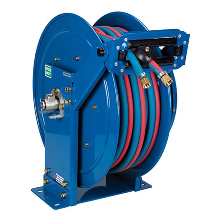 Riegler Schlauchaufroller Schweißtechnikausführung, Schlauchdurchmesser 16,5x6/17x10, 15 m