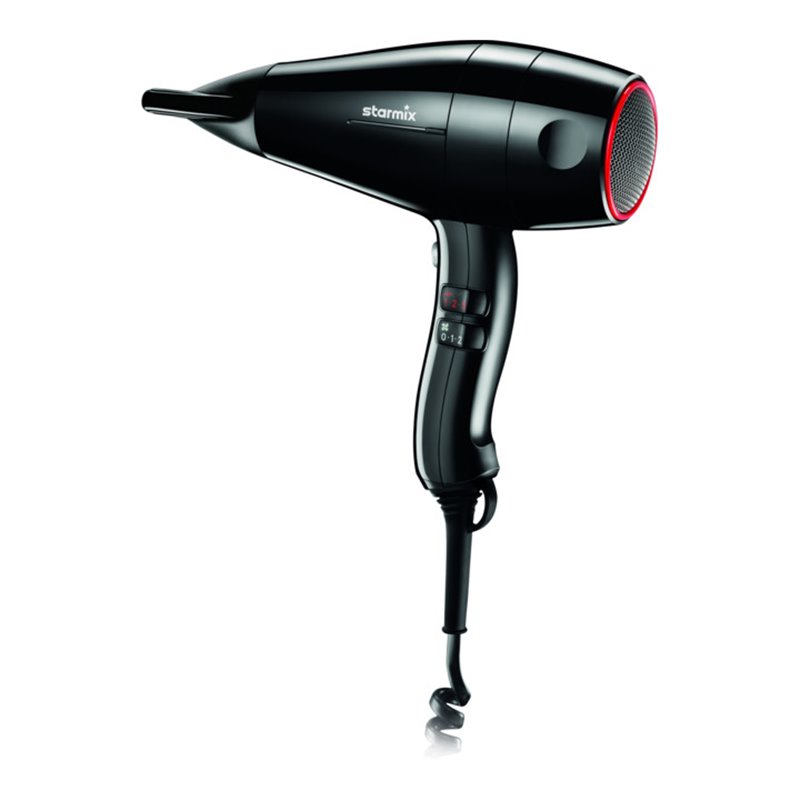 Starmix Hand-Haartrockner mit separatem Wandhalter in Kunststoff schwarz