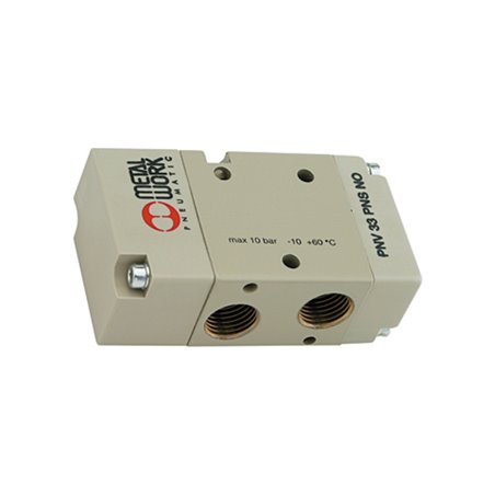 Riegler 3/2-Wegeventil, pneumatisch, monostabil, Anschluss G 3/8, NO