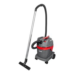 Starmix Allzweck-Sauger (nass/trocken) mit 22l-Behälter und Steckdose bei Arbeiten mit geringer Staubemission mit PressClean-Fil