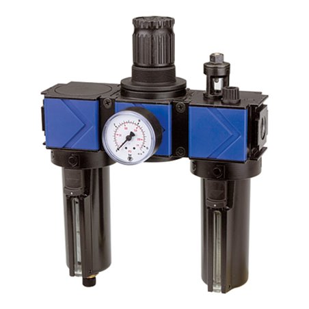 Riegler Wartungseinheit 3-tlg. »variobloc«, Metallbehälter, BG 2, G 1