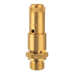Riegler Sicherheitsventil DN 10, Messing, G 3/8, Ansprechdruck 0,5 bar