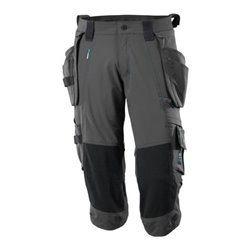 Mascot Dreiviertel-Hose, Hängetaschen, Stretchs Dreiviertel-Hose dunkelanthrazit
