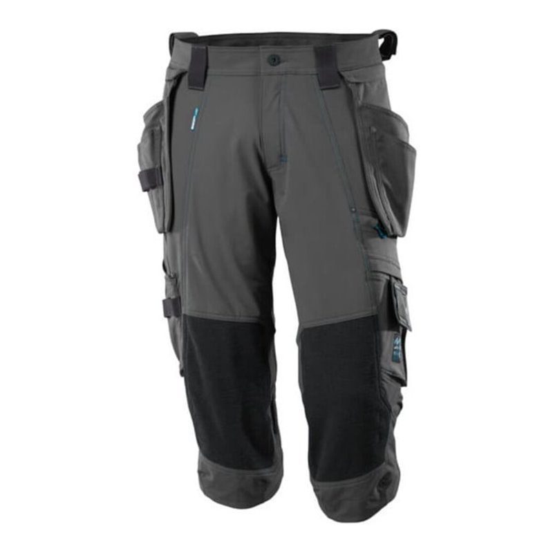 Mascot Dreiviertel-Hose, Hängetaschen, Stretchs Dreiviertel-Hose dunkelanthrazit