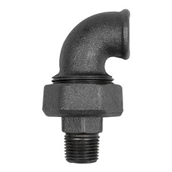 Riegler Verschr. Bogen 98, konisch dicht., Rp 2, R 2, Temperg. schwarz