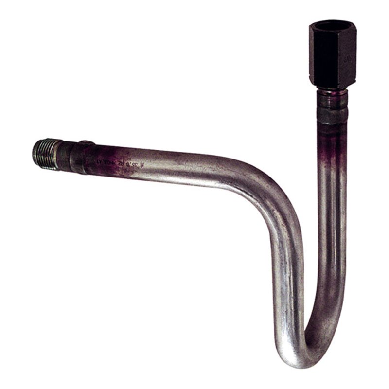 Riegler Wassersackrohr in U-Form, Anschlusszapfen, G 1/2, CrNi-Stahl