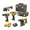 DEWALT Akku-Schlagbohrschrauber-Set 18V / 5Ah DCD 796, DCF 894, DCH 273, DCG 405, DCB 184
